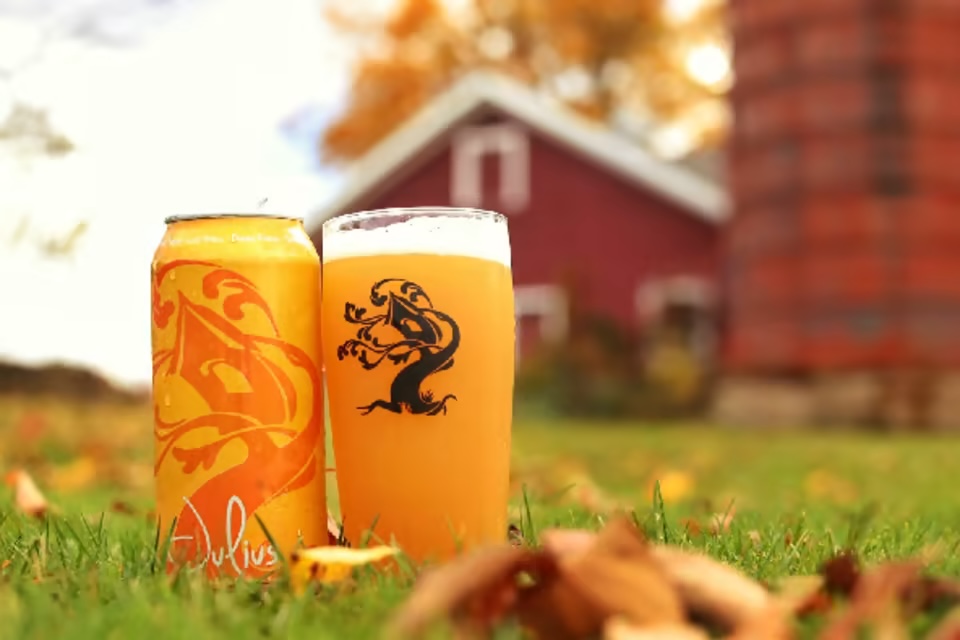 Bierfestival sfeerbeeld met glazen bier